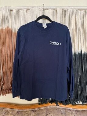 Blue Patton long sleeve shirt; excellent condition